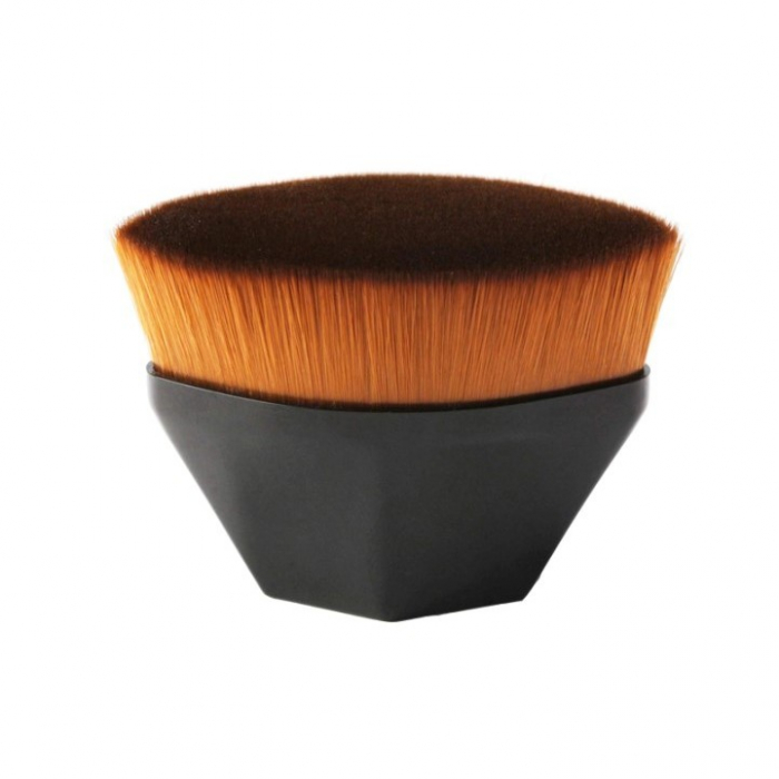 Pensula kabuki plata pentru fond de ten, Flippy, negru [6]