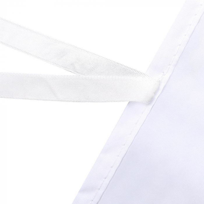 Perete Lateral Cort Evenimente 18 m, Flippy, material textil oxfort 700D Alb [3]