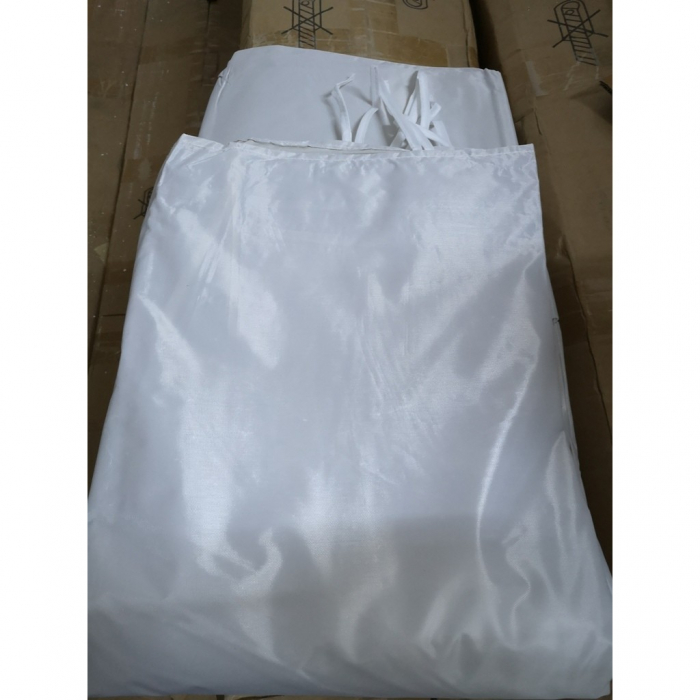 Perete Lateral Cort Evenimente 18 m, Flippy, material textil oxfort 700D Alb [5]