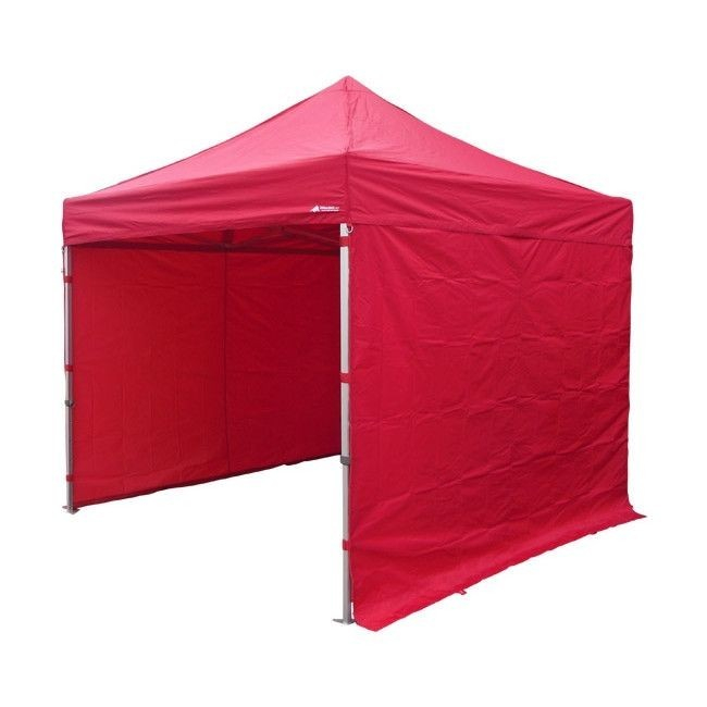 Perete Lateral Cort Evenimente 18 m, Flippy, material textil oxfort 700D Rosu [4]