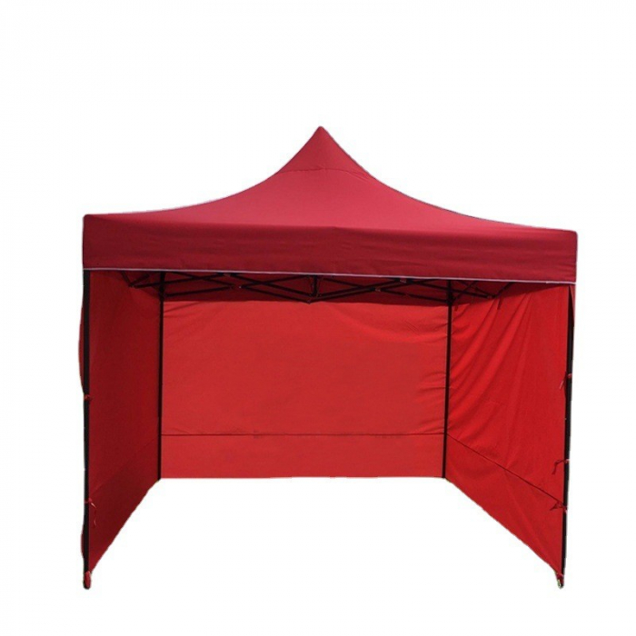 Perete Lateral Cort Evenimente 18 m, Flippy, material textil oxfort 700D Rosu [3]