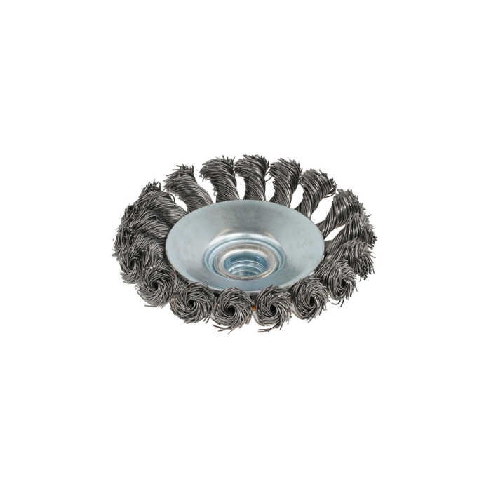 Perie de sarma conica cu noduri ROTOR 100mm M14 [2]