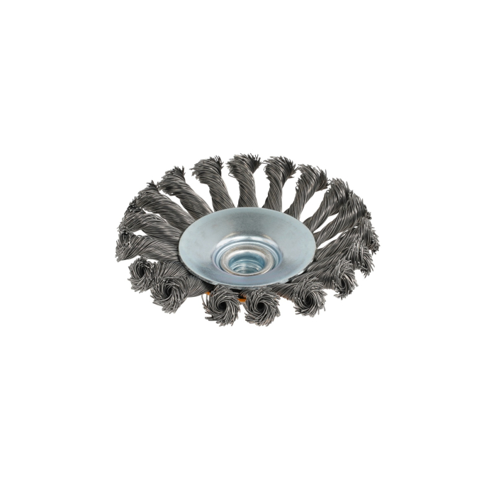 Perie de sarma conica cu noduri ROTOR 115mm M14 [2]