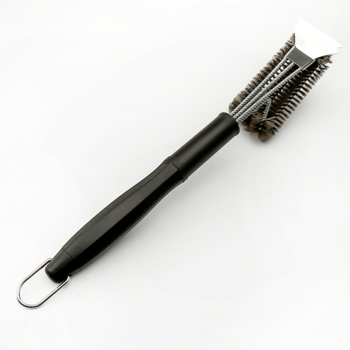Perie de Sarma pentru Gratar, Flippy, Maner 45 cm, din Otel inoxidabil, 45X7X10, Negru [3]