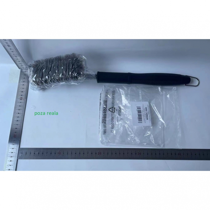 Perie de Sarma pentru Gratar, Flippy, Maner 45 cm, din Otel inoxidabil, 45X7X10, Negru [2]