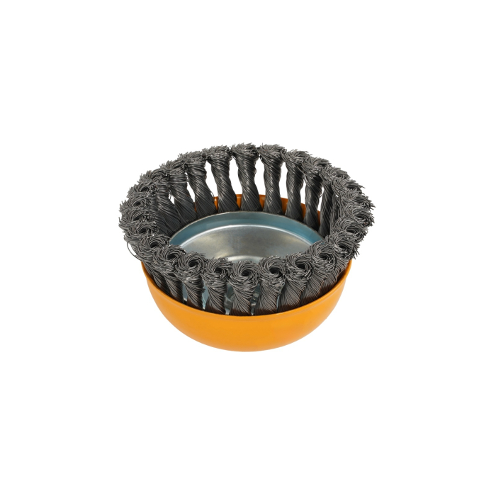 Perie de sarma tip cupa cu noduri rasucite ROTOR 125mm M14 [2]