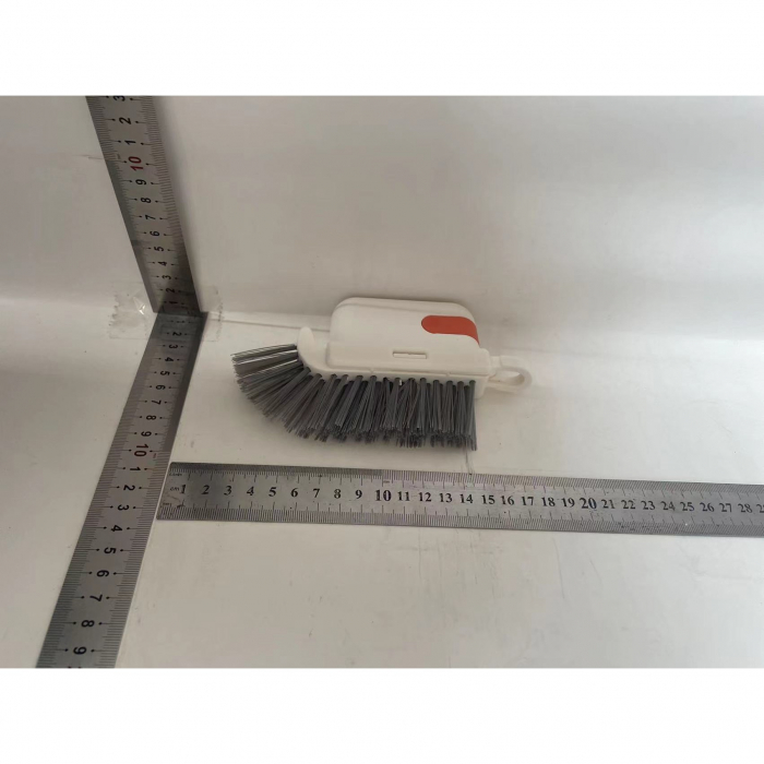 Perie Multifunctionala 3 in 1 de Curatare, Flippy, pentru Bucatarie, Vesela, Geamuri, Cap Detasabil, 9x15x2.5 cm, Portocaliu [2]