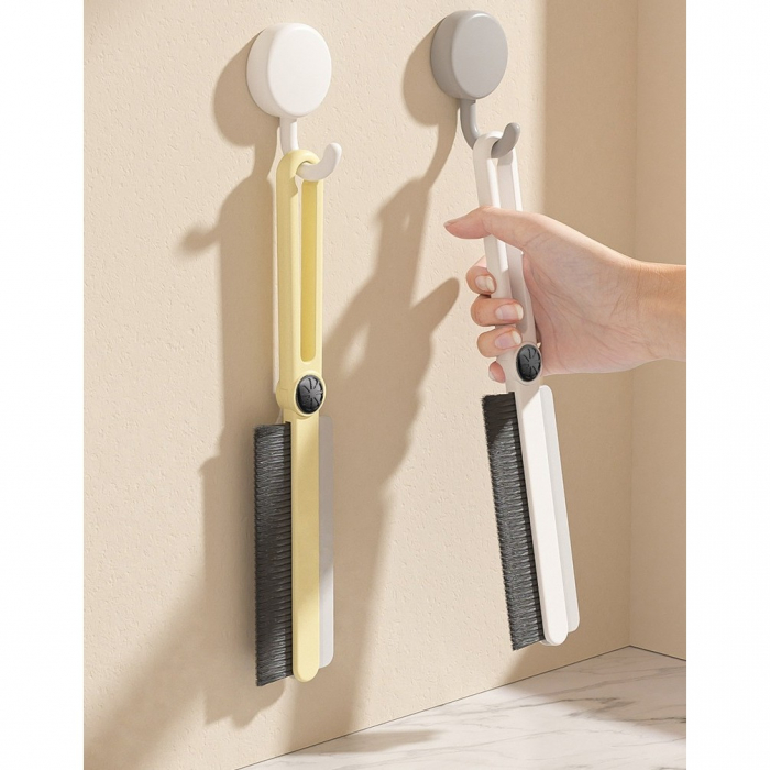 Perie Multifunctionala si Stergator, Flippy, Pentru Spatii Greu Accesibile, 24.7 x 4.5 cm, Alb [8]