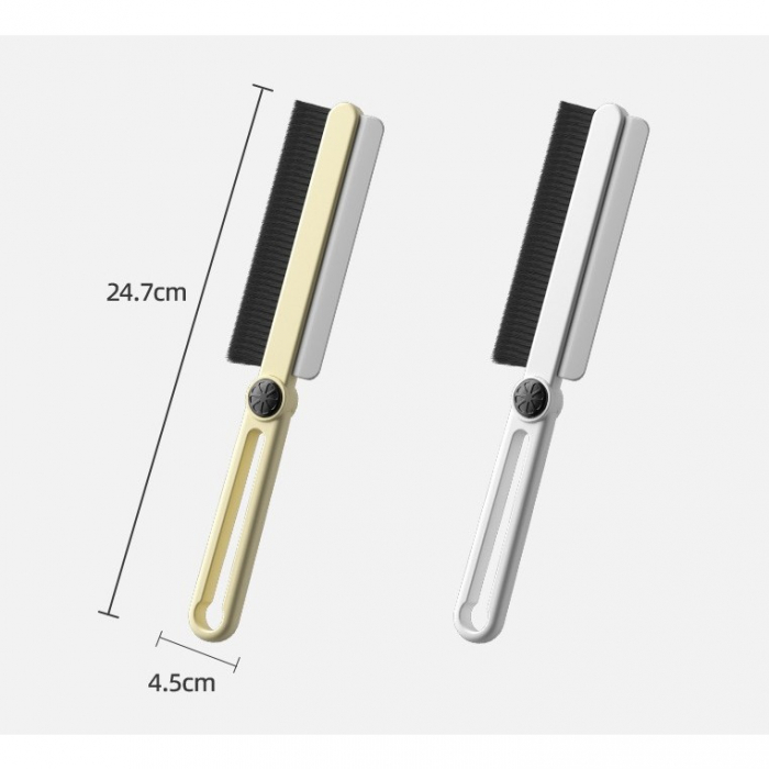 Perie Multifunctionala si Stergator, Flippy, Pentru Spatii Greu Accesibile, 24.7 x 4.5 cm, Alb Laptos [12]