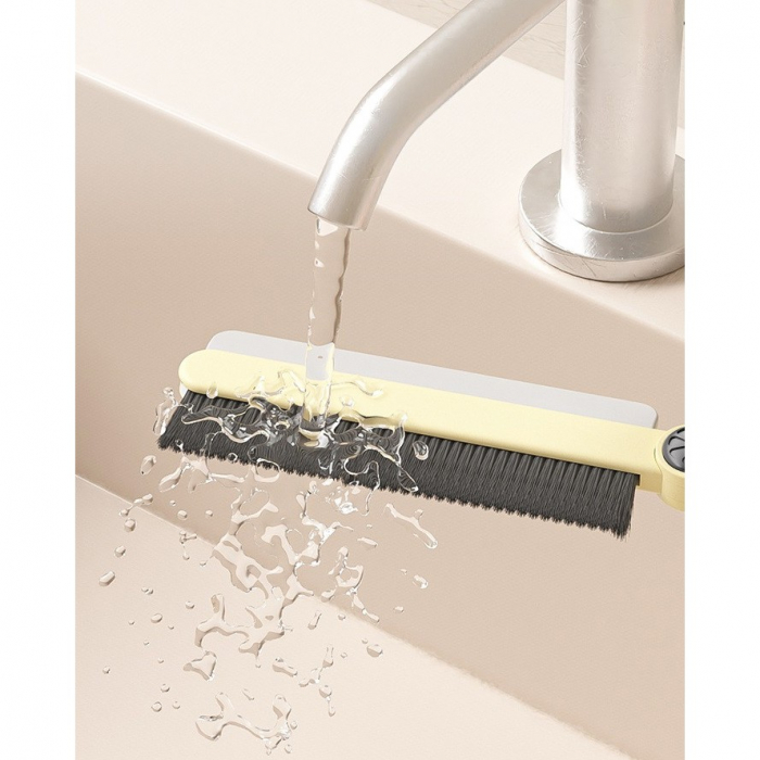 Perie Multifunctionala si Stergator, Flippy, Pentru Spatii Greu Accesibile, 24.7 x 4.5 cm, Alb Laptos [10]