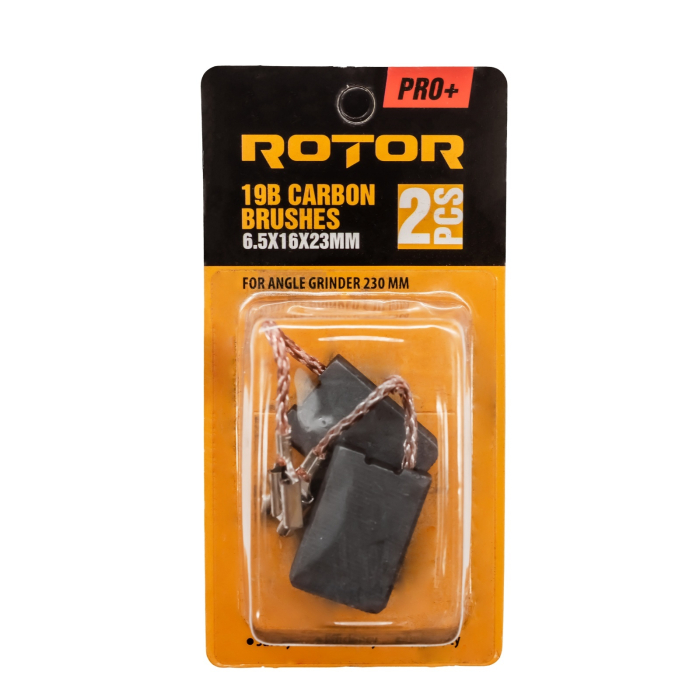 Perii de carbune ROTOR 19B pentru flex 230, 6.5 x 16 x 23 mm, set 2 bucati [3]