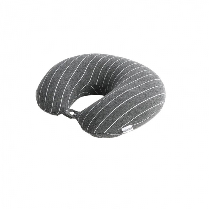 Perna de calatorie, Flippy , 2 in 1, cu Particule de Spuma cu Memorie, Gri [9]