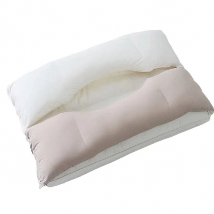 Perna Ortopedica 3 in 1, Flippy, Strat Dublu, Protectie Cervicala, pentru Adulti, 45 x 70 cm, Alb [6]