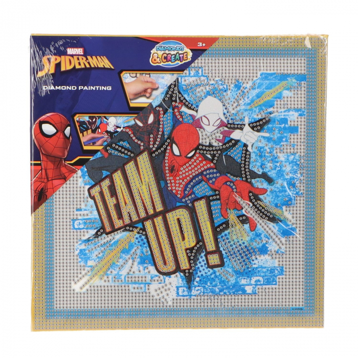 Pictura cu diamante, Spiderman, 29 x 29 cm [1]