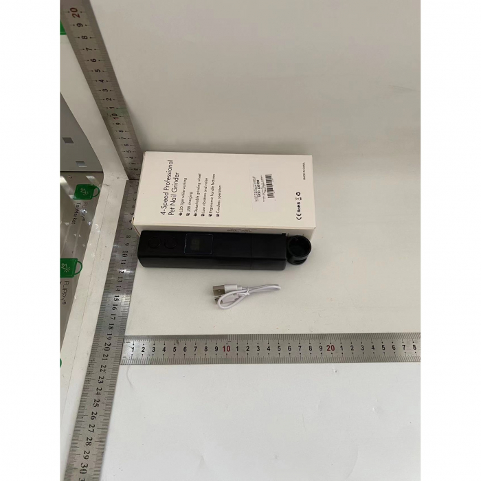 Pila Electrica pentru Animalute de Companie, Flippy, Incarcare USB, Laser pentru Joaca, Capac Impotriva Prafului, Display Electronic, 15 x 3 cm, Mai Multe Viteze, Negru [2]