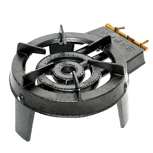 Pirostrie Sarra cu 2 arzatoare si cadru din fonta + Kit reglabil flex 2M+2 Coliere [2]