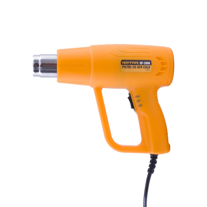 Pistol cu aer cald ROTOR RP-2000, 1600W, 300-520°C, motor cu perii [4]