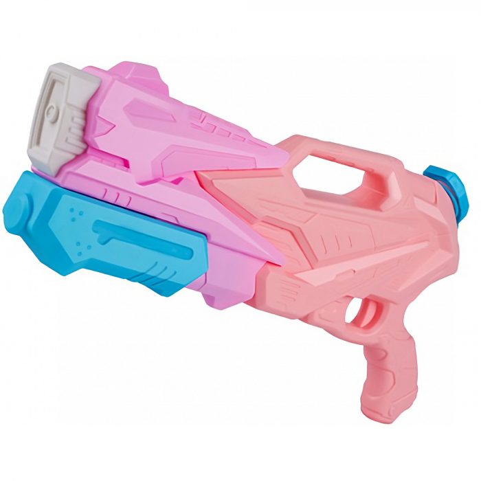 Pistol cu Apa pentru Copii, Rezervor, Pentru Piscina/Plaja, Flippy, 6ani+, 3 duze, Roz, 770ML [1]