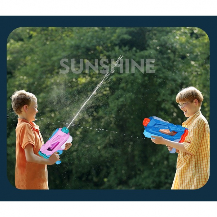 Pistol cu Apa pentru Copii, Rezervor, Pentru Piscina/Plaja, Flippy, 6ani+, Quick Fill, Albastru, 600ML [8]