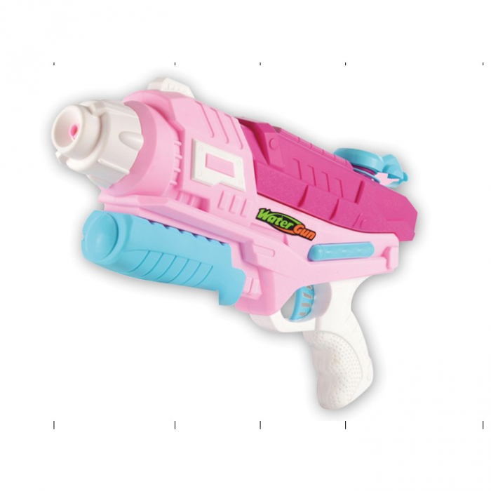 Pistol cu Apa pentru Copii, Rezervor, Pentru Piscina/Plaja, Flippy, 6ani+, Roz, 600ML [1]