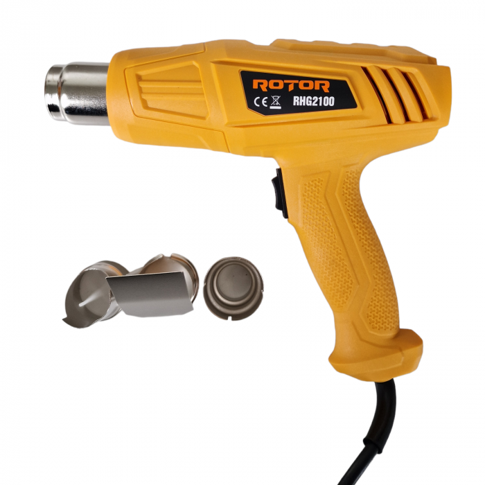 Pistol electric aer cald Rotor RHG2100, 2100 W 2 trepte 600ᵒC [1]
