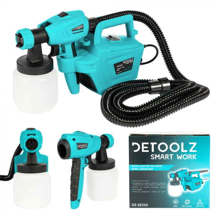 Pistol electric de vopsit 800W 1000ml/min [11]