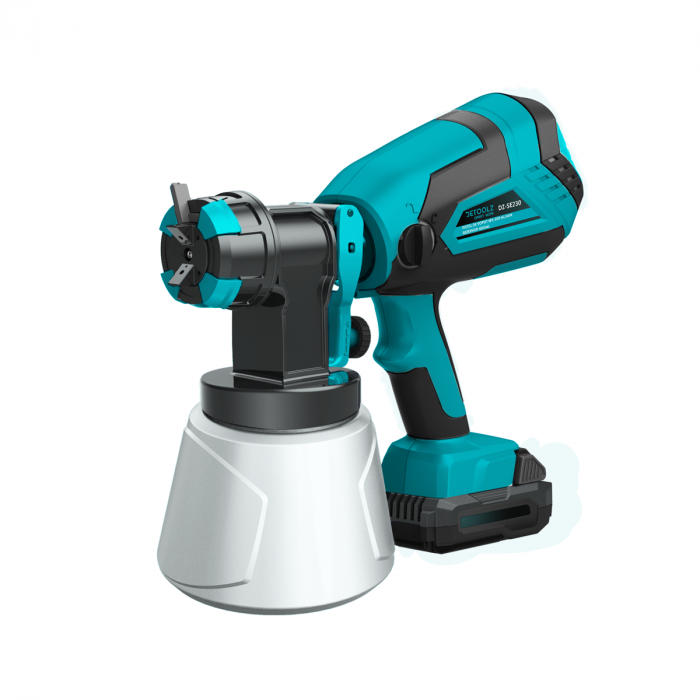 Pistol vopsit 18V 600ml/min rezervor 1000ml [2]