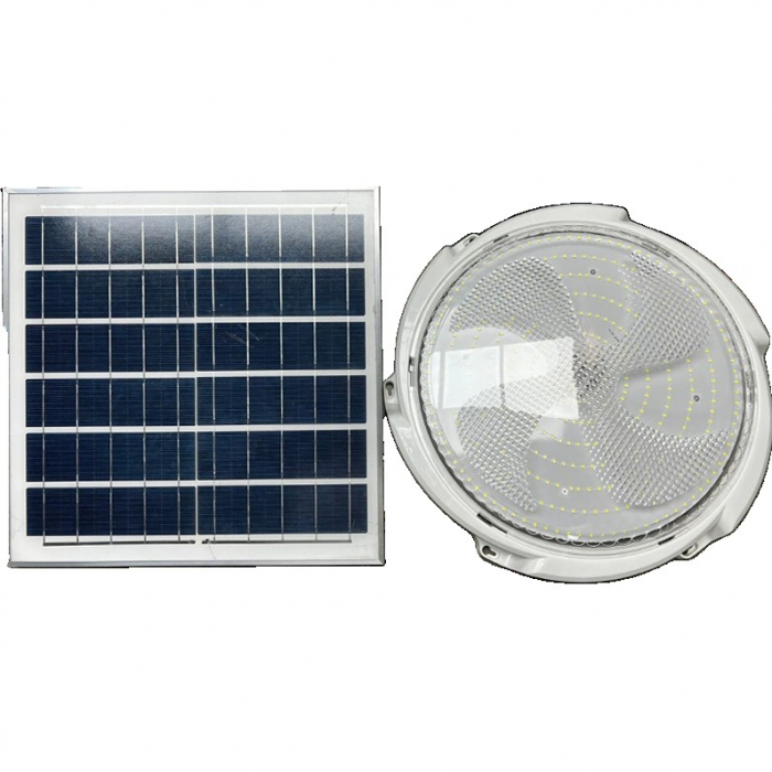 Plafoniera solara Flippy, 300 W, diametru 360 MM, cu telecomanda, Lungime prelungitor: 4.6 m, alb rece [6]