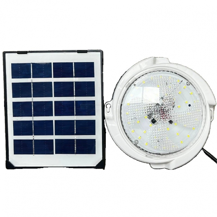 Plafoniera solara Flippy, 30W, diametru 145MM, cu telecomanda, lungime prelungitor 4.6 m, alb rece [6]