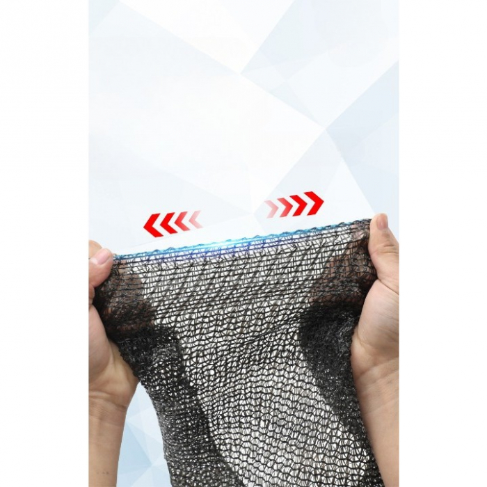 Plasa de umbrire neagra, latime 2 m, lungime 20 m, Flippy, protectie UV, Grad de umbrire 50-55% [2]