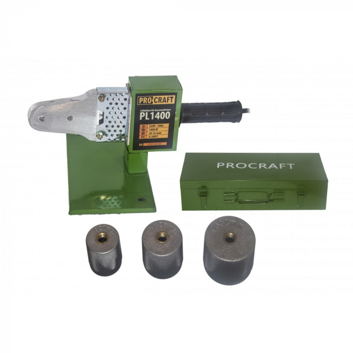 Plita PPR Procraft PL1400, ciocan sudura 600W, 50-300 grade, 20 25 32 mm [1]
