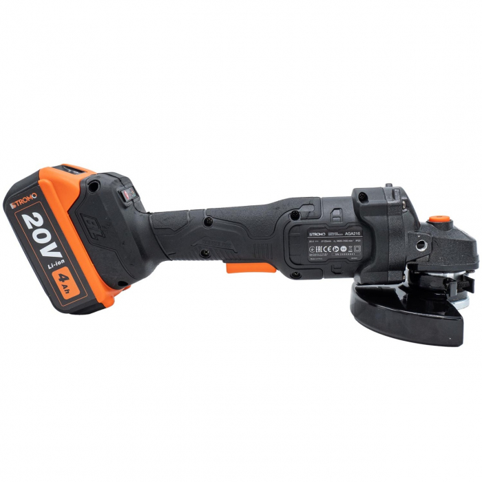 Polizor unghiular pe acumulator Stromo AGA216 4 Ah, 20 V , 7450 rot/min , Brushless [2]