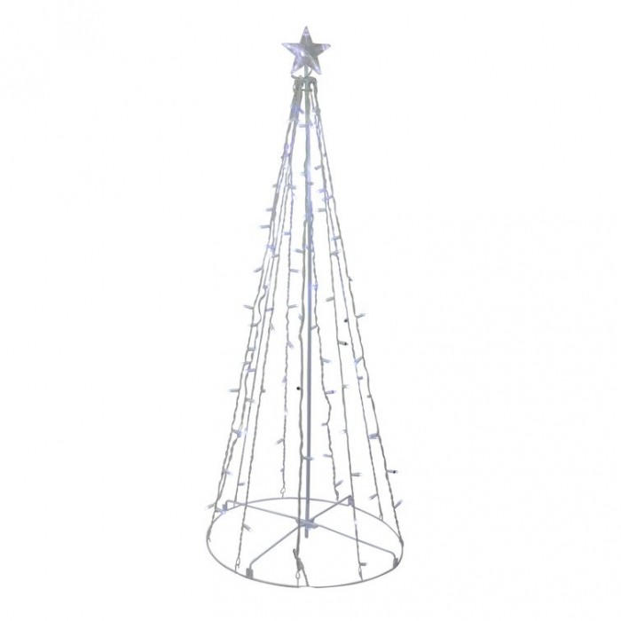 Pom luminos decorativ, Flippy, 480 Led, lumina colorata+flash, 1.8 M [1]