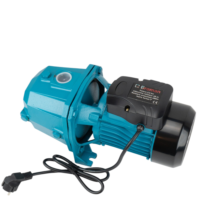 Pompa apa Broman Jet ejector DP-255, 2200 W, 3.8 bar, debit 60L/min [2]