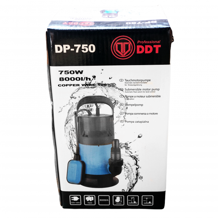 Pompa apa murdara (hazna) DDT DP750, 750 W, 6000 l/h [5]
