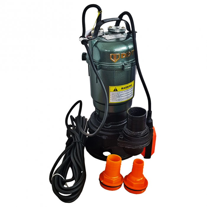 Pompa apa murdara, din fonta WQD-2000 W + 20m Furtun pompieri 2" cu accesorii [3]