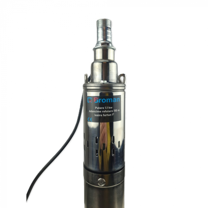 Pompa submersibila Broman 3QGD, 1100 W, 3 mc/h, 110 m refulare [2]