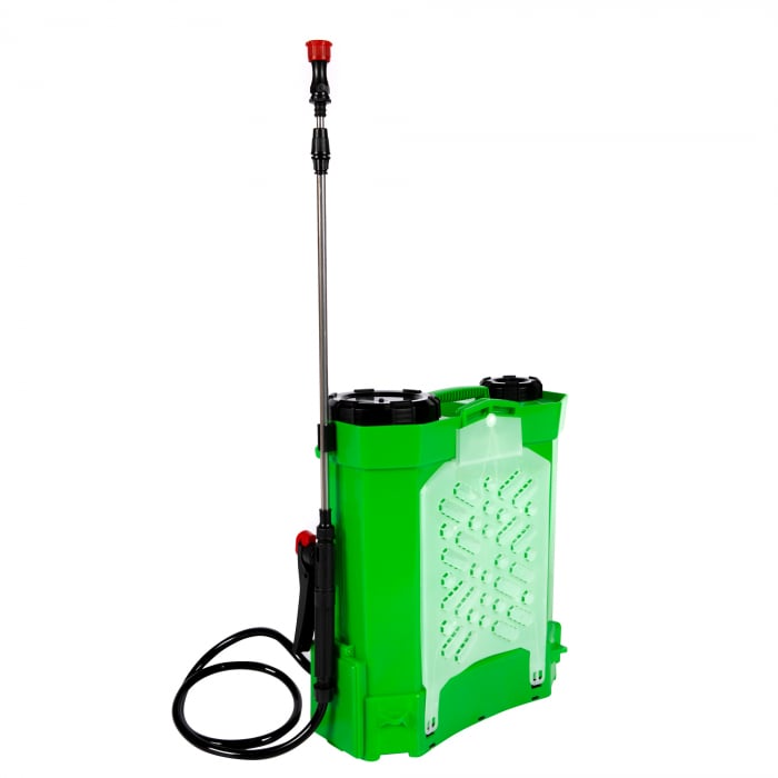 Pompa de stropit cu acumulator Micul Fermier 12 L, 12 V, 2.3 MPA + Lance extensibila 2.8 m [7]