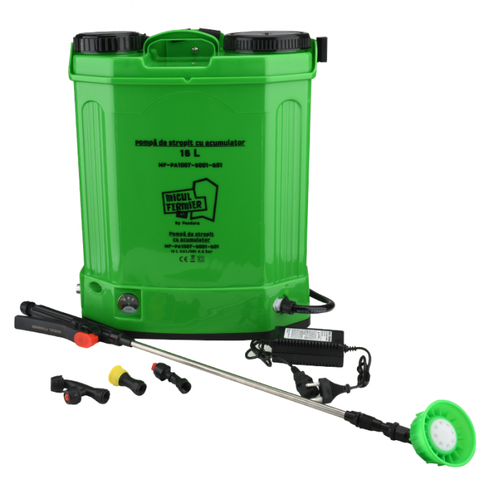 Pompa de stropit cu acumulator Micul Fermier by Pandora 16 L, 12 V, 5.5 bar [5]