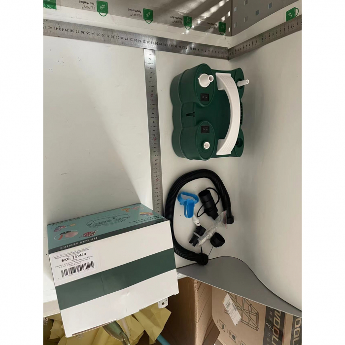 Pompa Electrica de Umflat Baloane, Flippy, cu Doua Iesiri, Accesorii Incluse, 220V, Putere 600W, Accesorii petrecere, Verde [2]