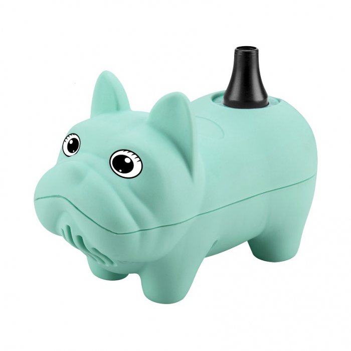 Pompa Electrica de Umflat Baloane, Flippy, Model Catelus, cu o Iesire, 220V, Putere 300W, Accesorii petrecere, Verde [1]