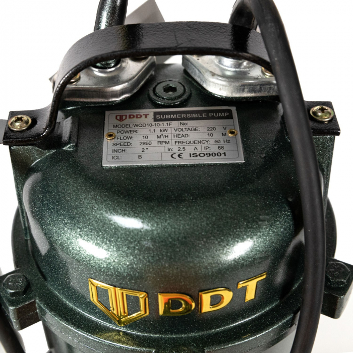 Pompa pentru apa murdara/hazna fara tocator DDT WQCD 10,1100 W, 10 m³/h [3]