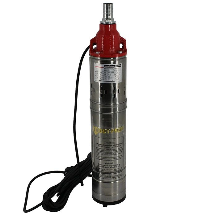Pompa submersibila, Bobinaj 100% cupru, DDT-PROFI, QGD120-1.2 , 1.2 kW, Inox+Fonta, 3 m³/h, 120 m [2]