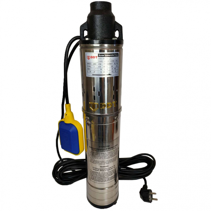 Pompa Submersibila DDT 3.1 Inox cu plutitor, 1100W, 120M adancime de absorbtie, 3 mc/h [3]