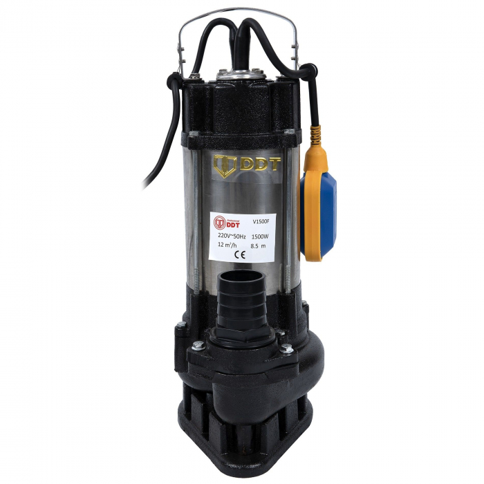 Pompa submersibila de apa murdara DDT V1500F, 1500 W, 12 mc/h [2]
