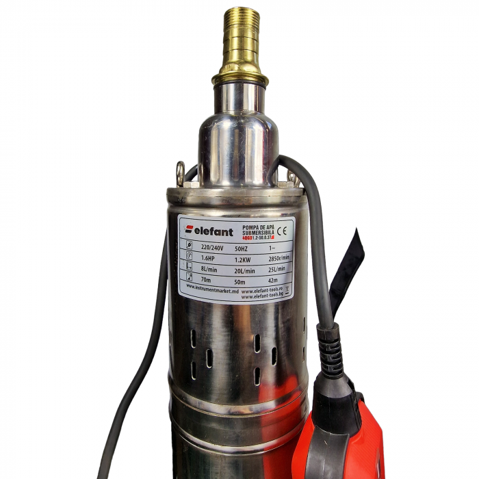 Pompa submersibila Elefant 4QGD1.2-50-0.37F, 370 W, 1.5 mc/h [2]