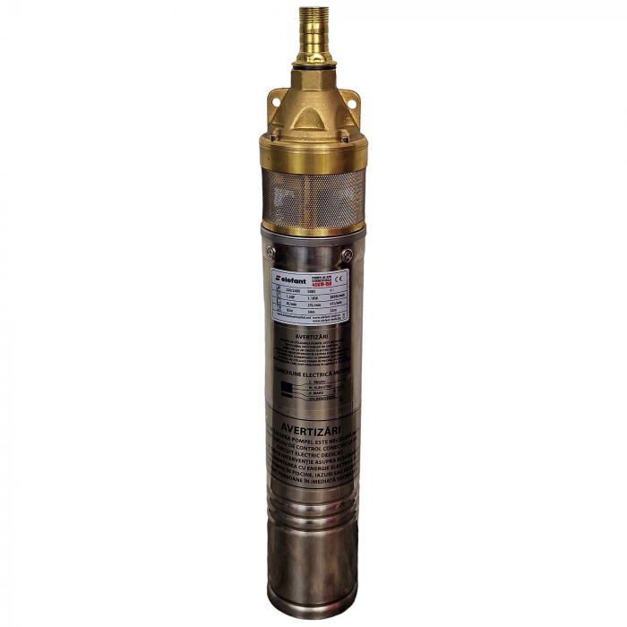 Pompa submersibila Elefant 4SKM150, 1100 W, 2.4 mc/h, bobinaj din cupru [1]