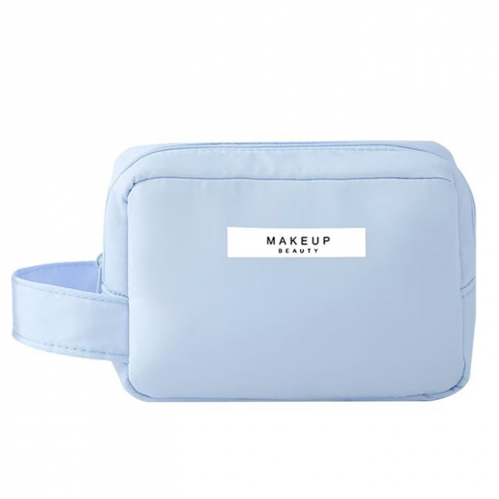 Portfard, Flippy, cu Maner, Material Impermeabil, pentru Cosmetice, 16 x 11 x 7 cm, Albastru [1]