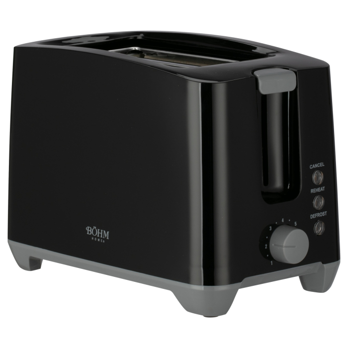 Prajitor de paine BoHM HOME BTP75HB, 650-750 W, 7 niveluri de prajire, negru [2]