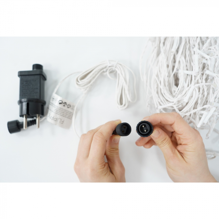 Prelungitor Instalatie Luminoasa, Flippy, 3 m, 230V, Fir Alb [3]